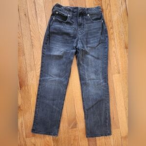 J. Crew Curvy Classic Straight Charcoal Jeans 25P